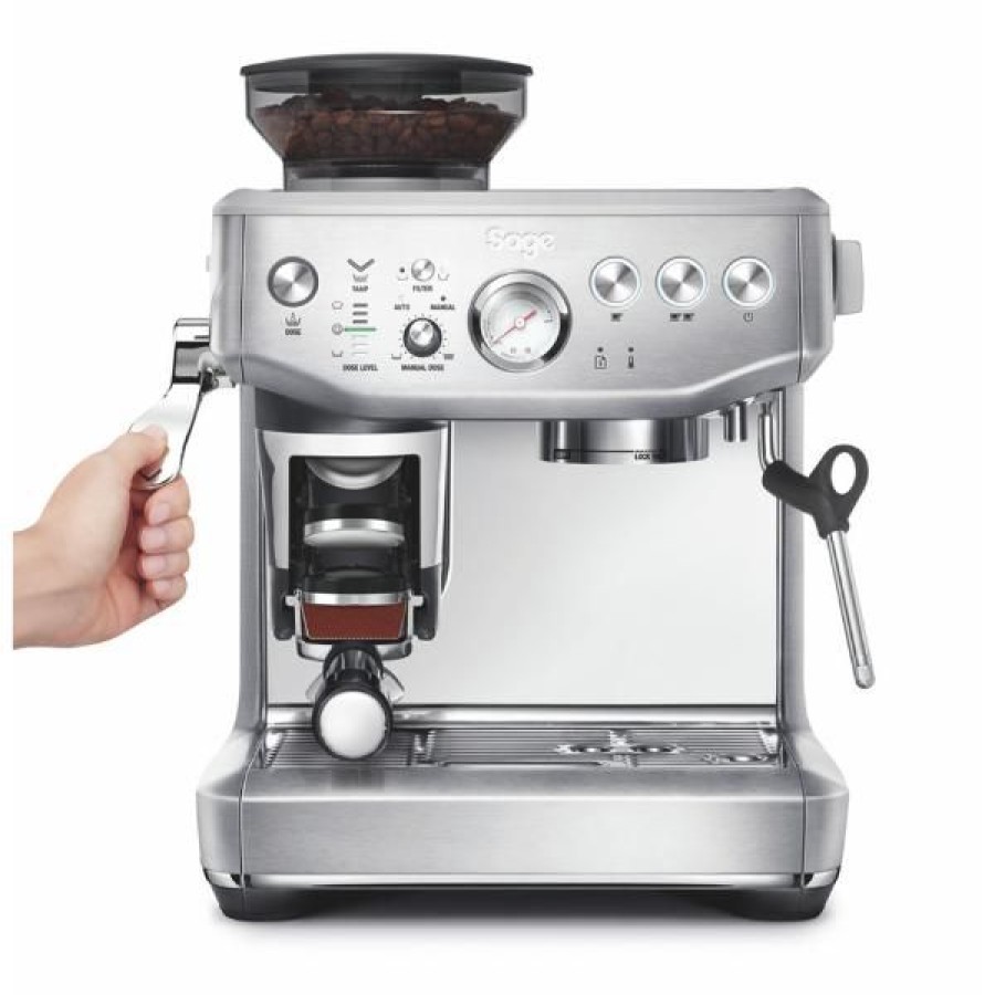 Espressomaskiner Spinchy | Sage Barista Express Impress + Gratis Pose Kaffebonner